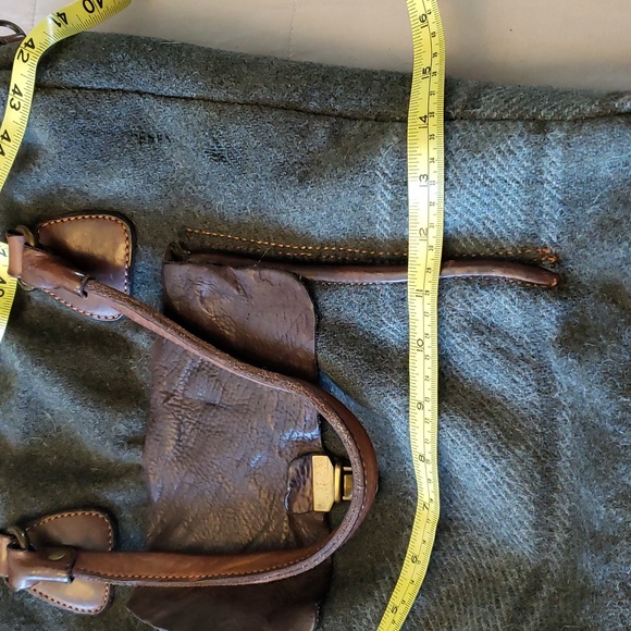 Campomaggi wool and leather large zipper tote - Picture 14 of 16